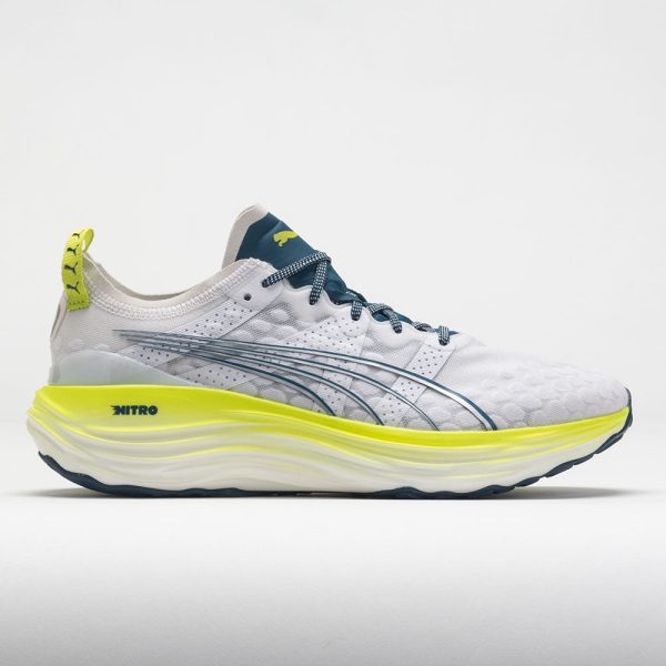 Puma ForeverRun NITRO Men's Puma White/Ocean Tropic/Lime Pow