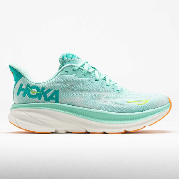 HOKA Clifton 9 Women's Seafoam/Aqua Breeze