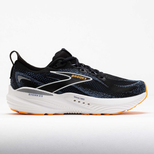 Brooks Glycerin GTS 22 Men's Black/Country Blue/Orange Pop